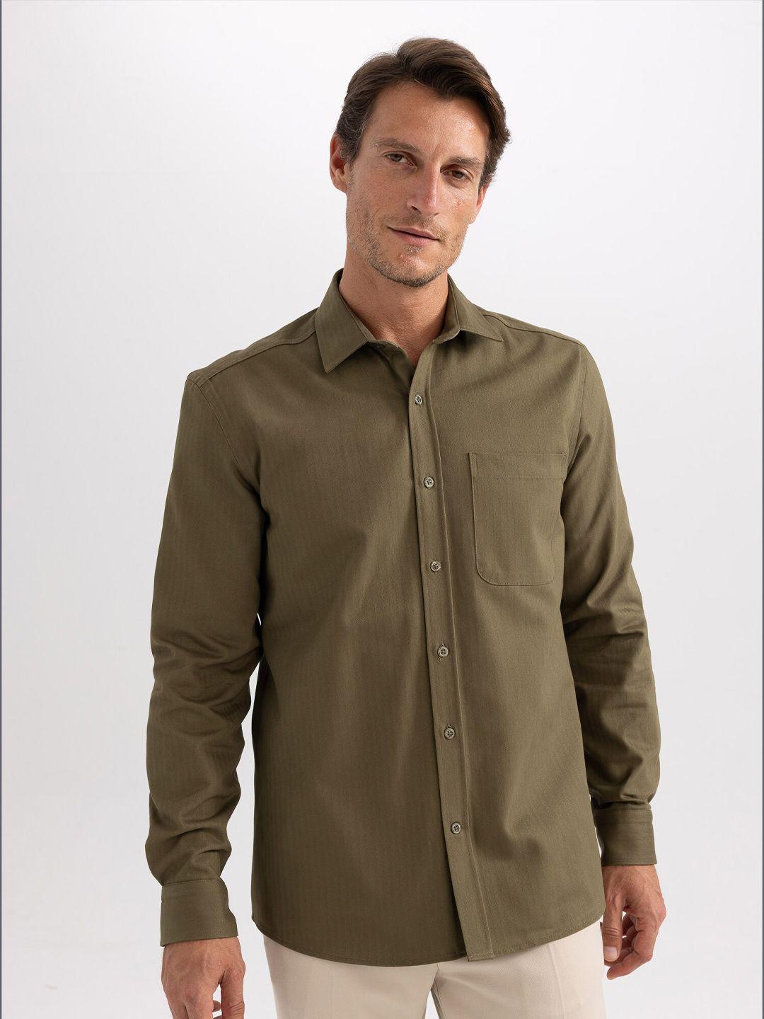 defacto opaque pure cotton casual shirt