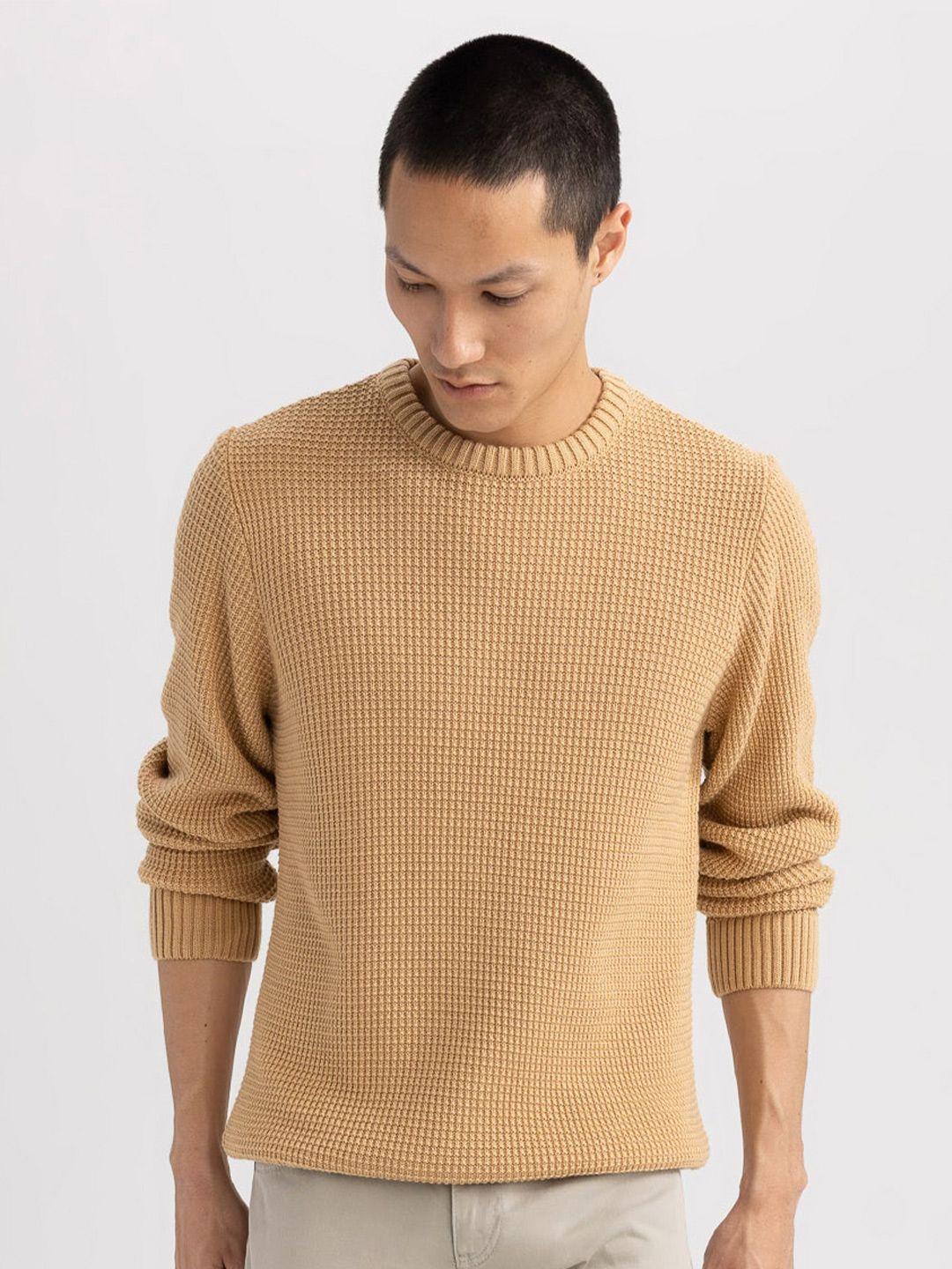 defacto ribbed acrylic pullover sweater