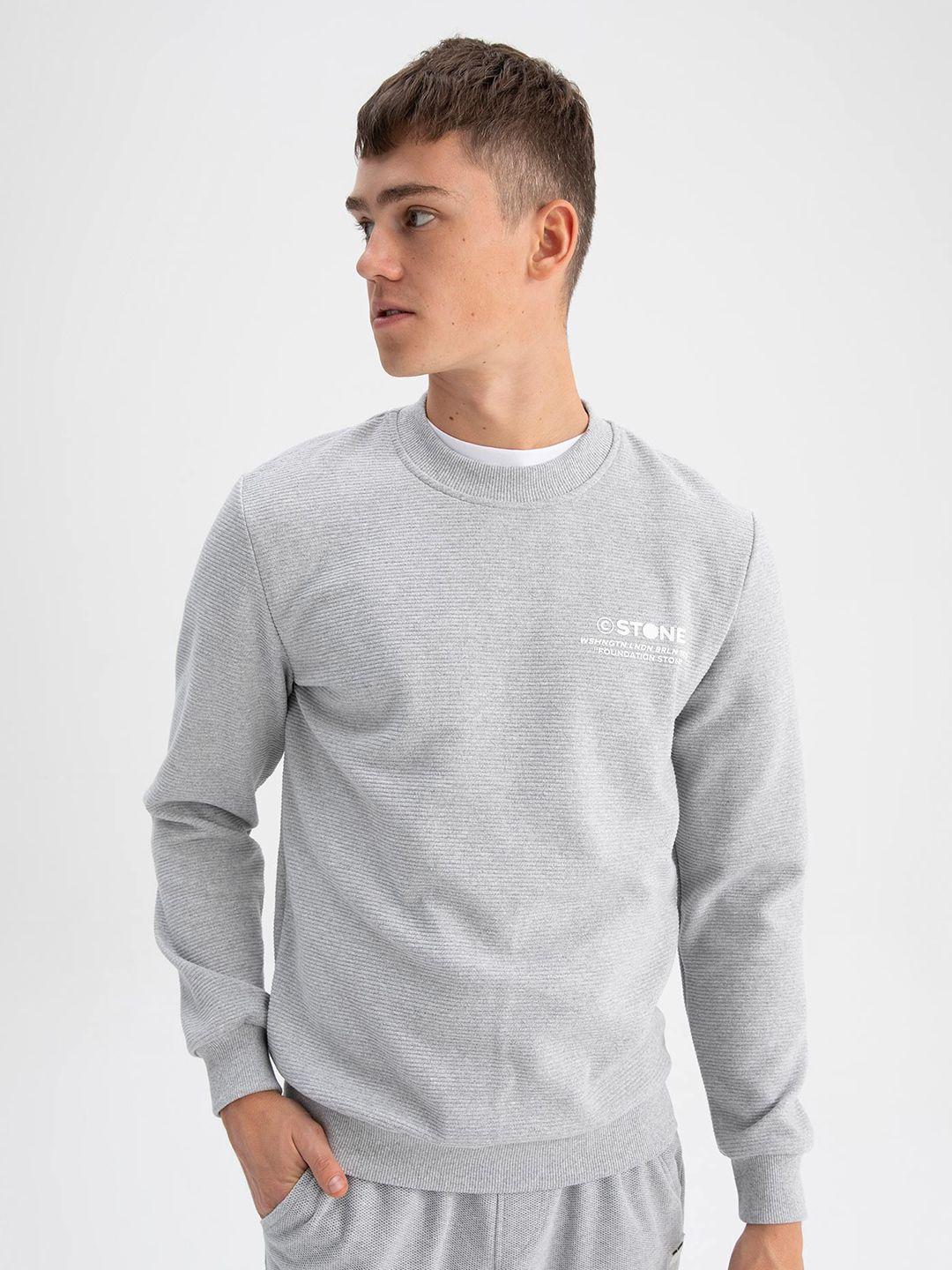 defacto round neck long sleeves pullover