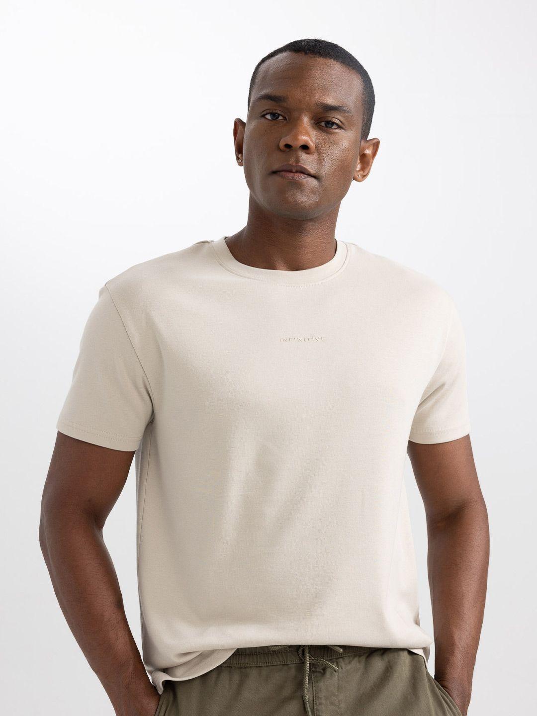 defacto round neck short sleeves regular fit t-shirt