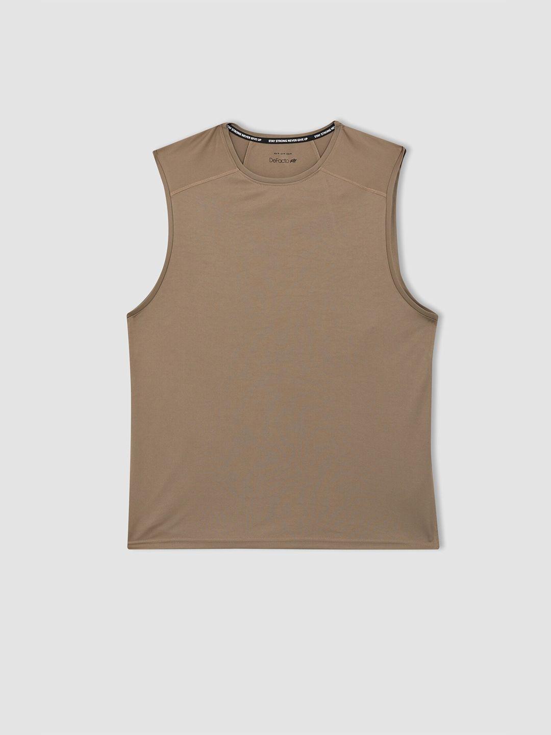 defacto round neck sleeveless t-shirt