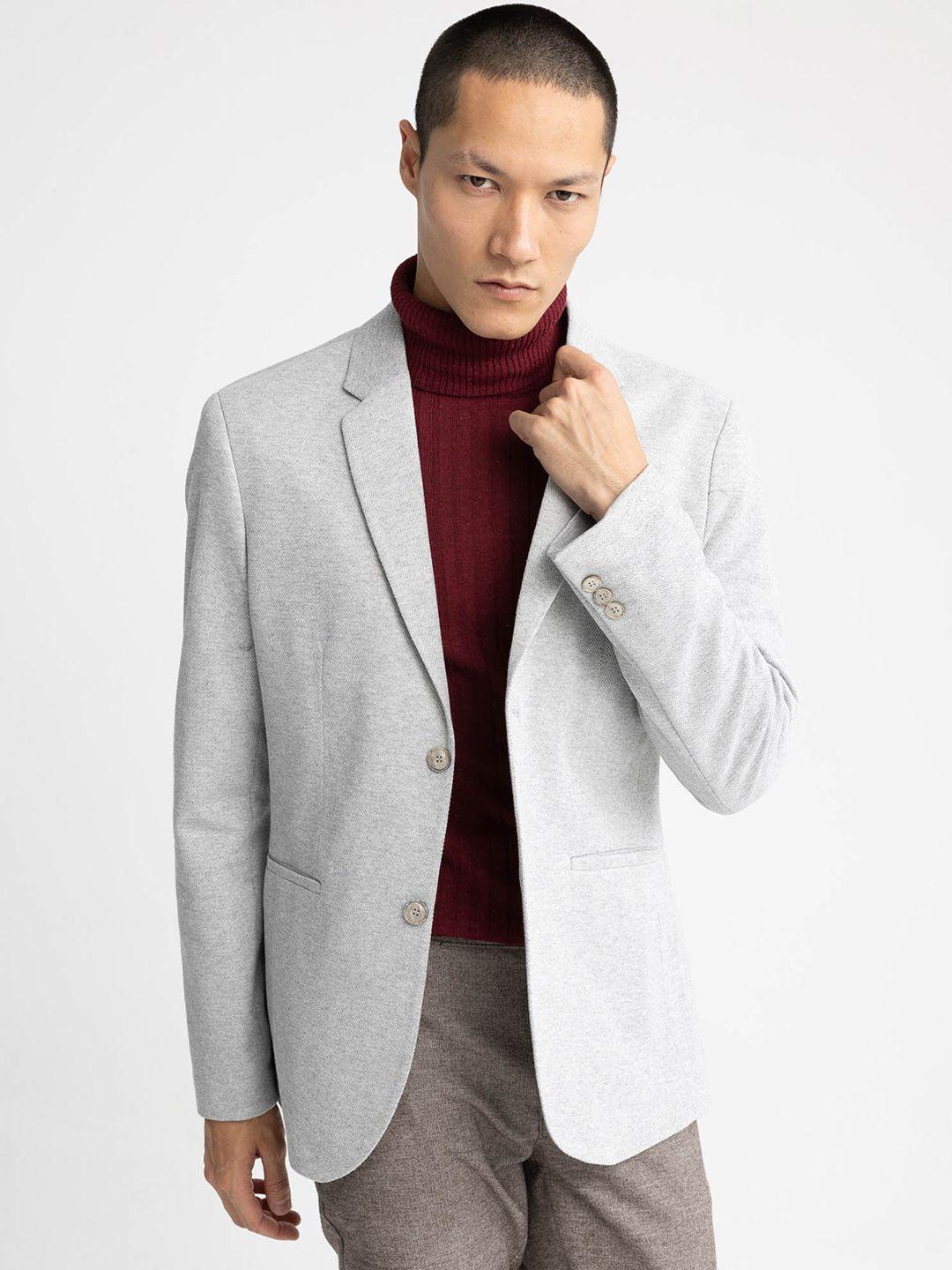 defacto self design single-breasted casual blazer