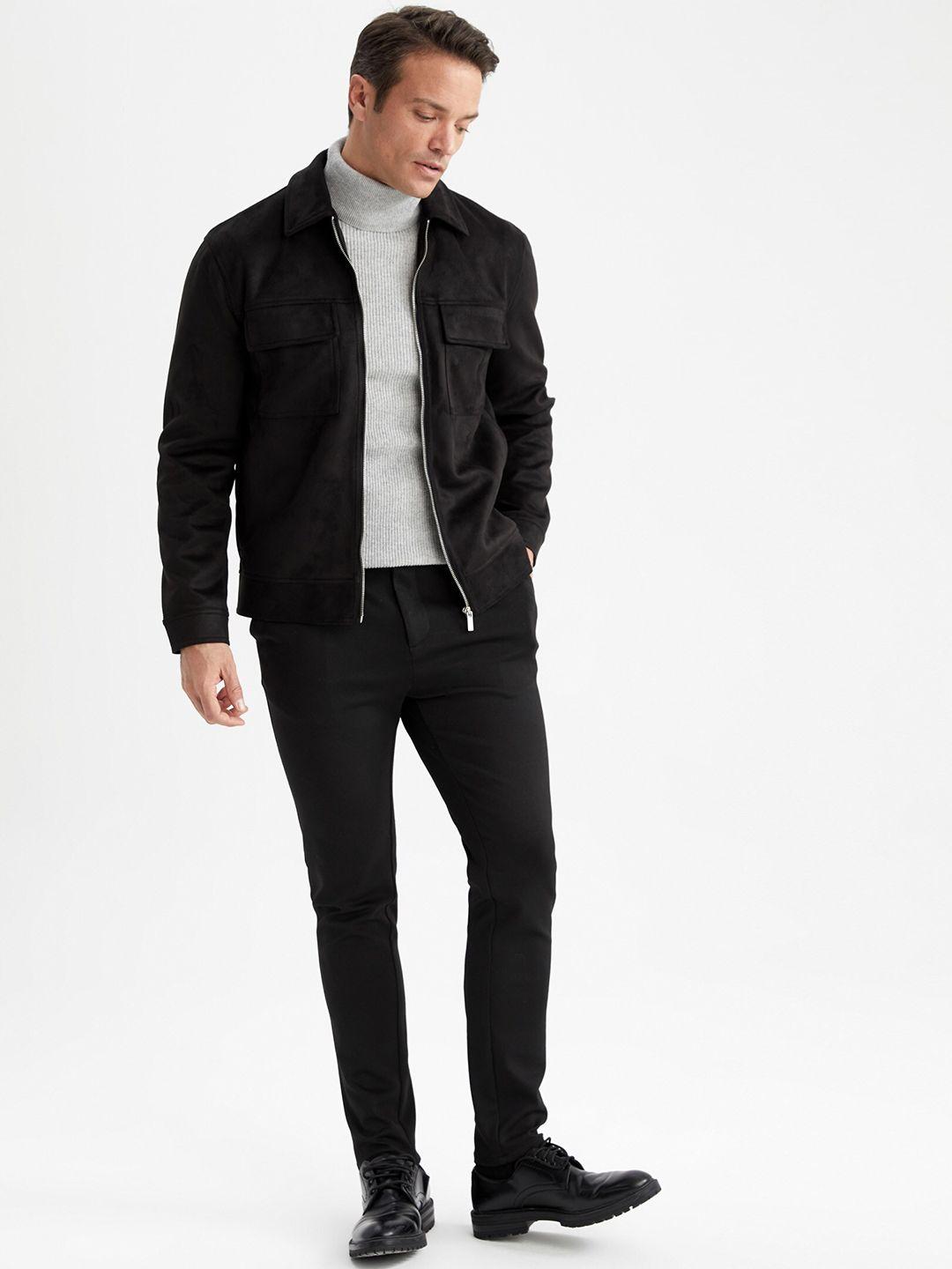 defacto spread collar bomber jacket