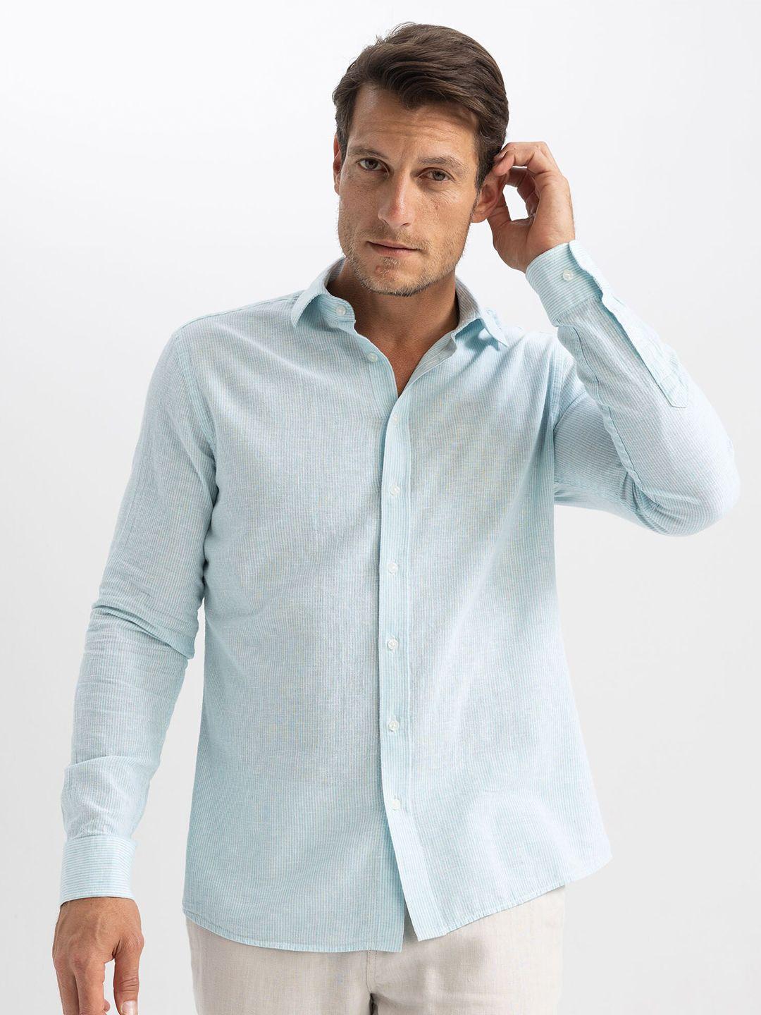 defacto spread collar long sleeves casual shirt