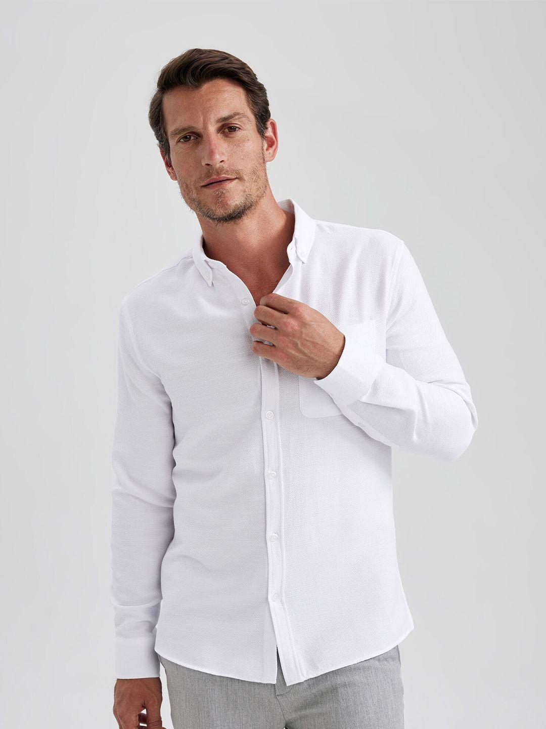 defacto spread collar opaque casual shirt