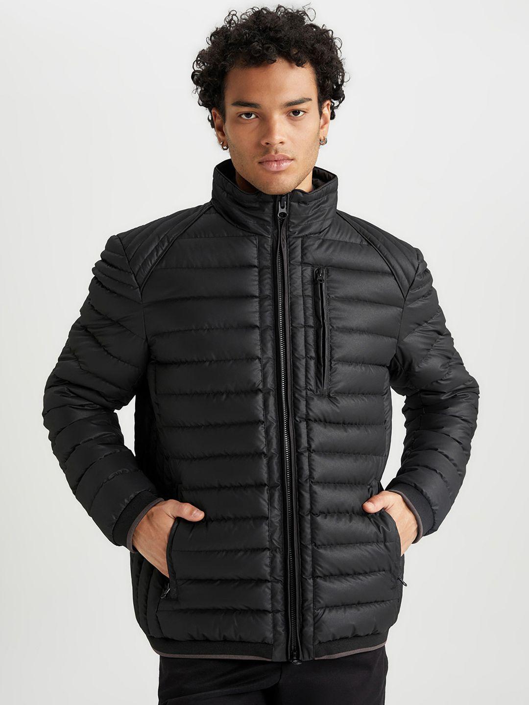 defacto stand collar padded jacket