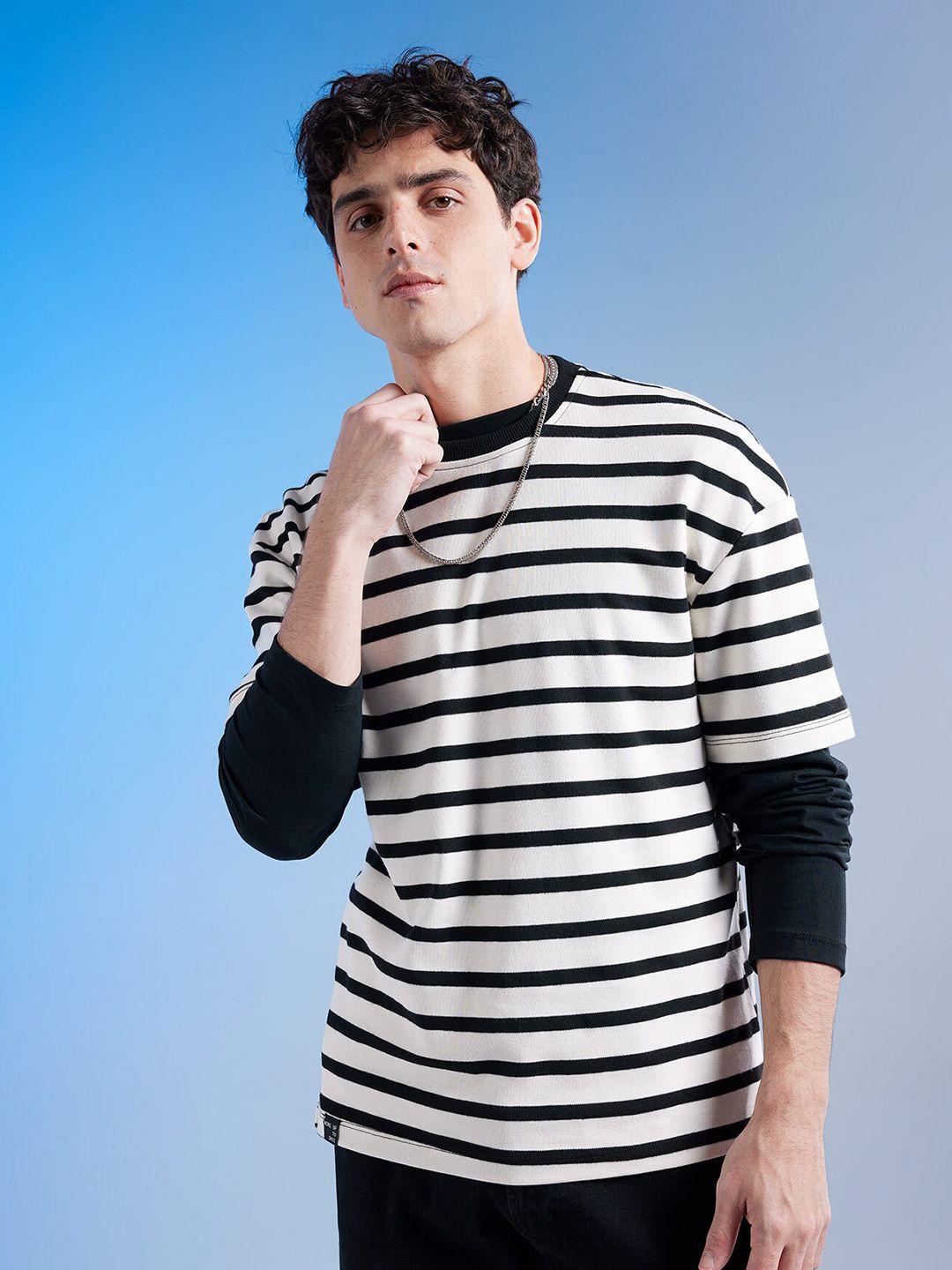 defacto striped round neck t-shirt