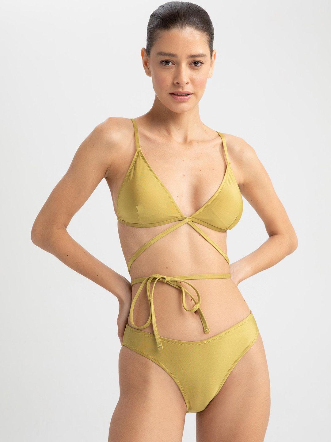 defacto tie ups bikini swimwear set