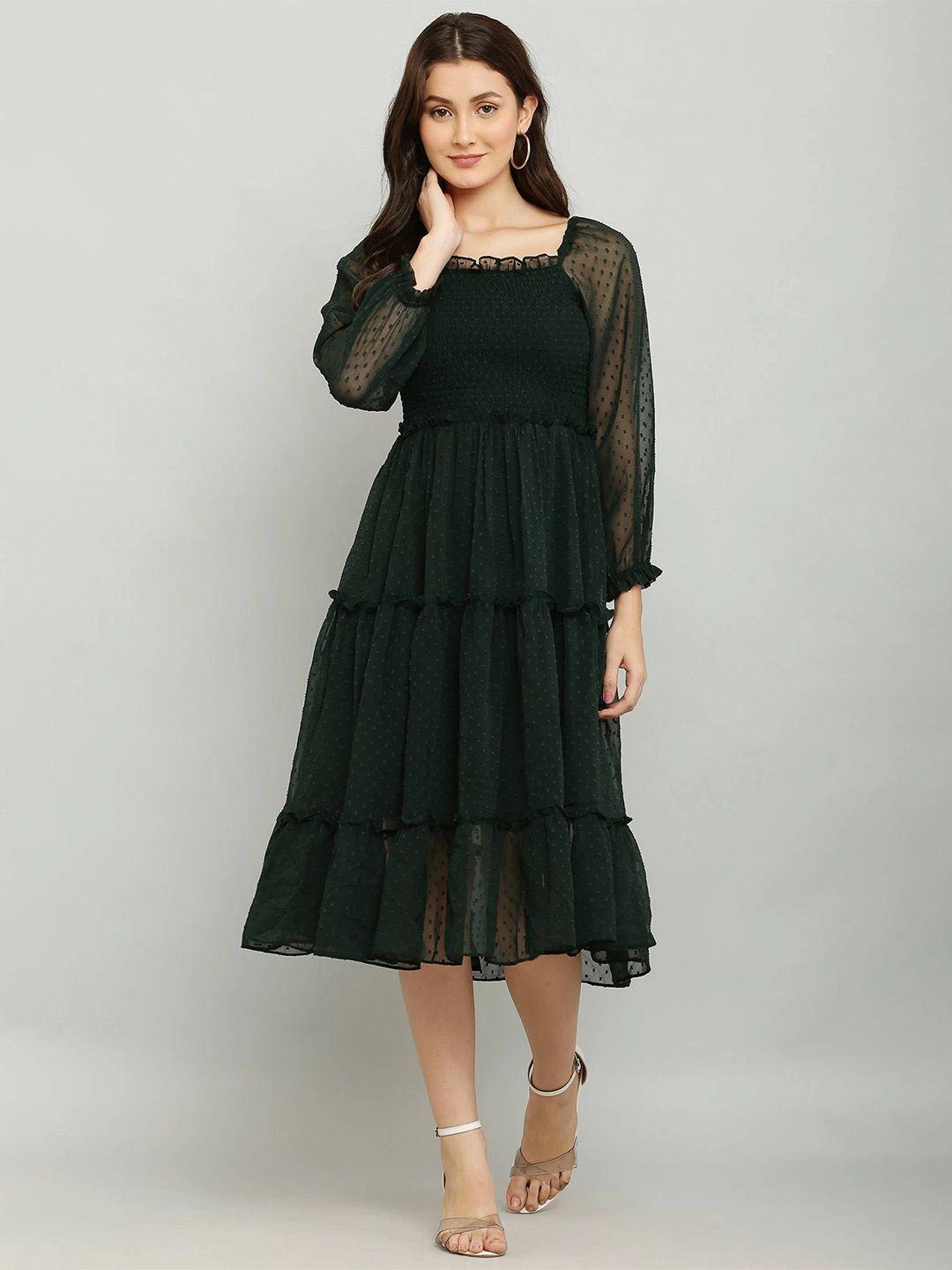 deklook georgette a-line dress