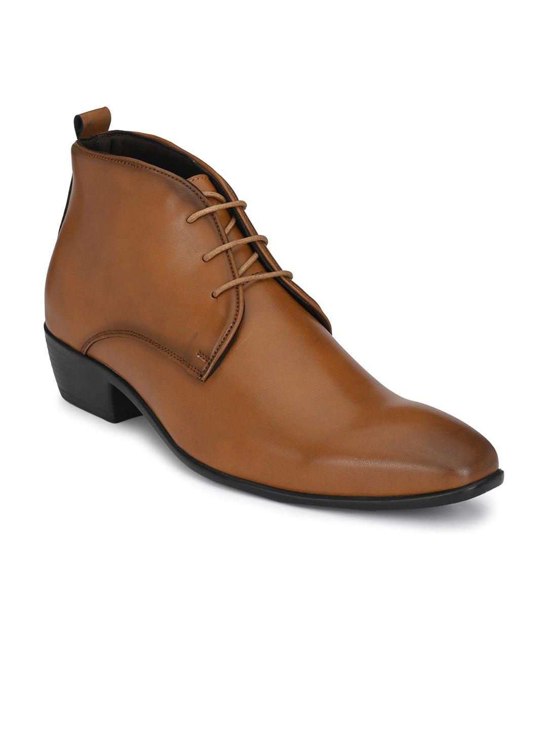 delize men casual heeled boots