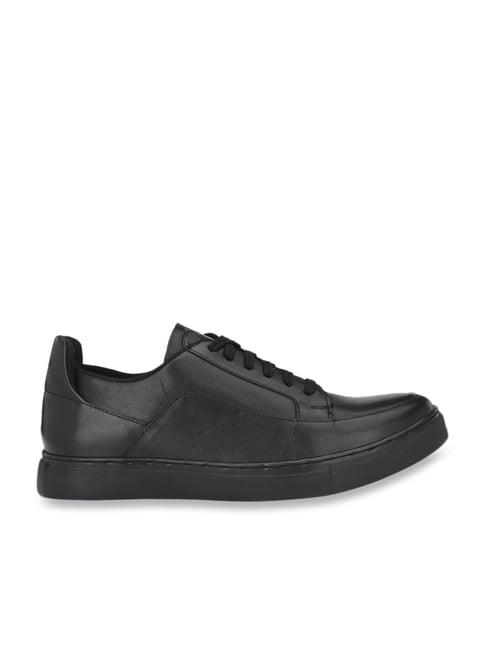 delize men's black casual sneakers