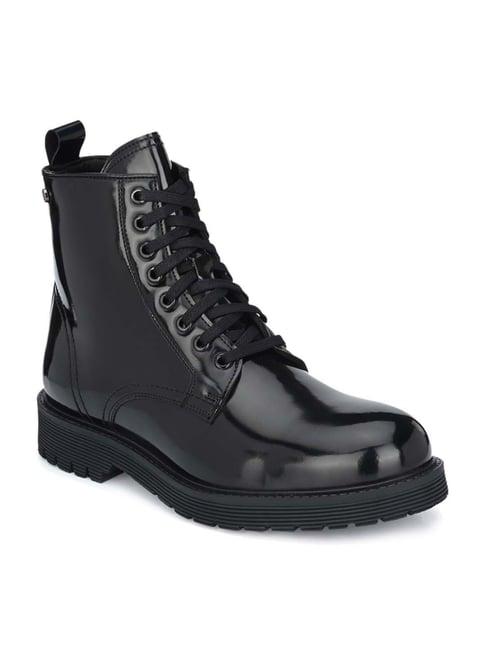 delize men's black derby boots