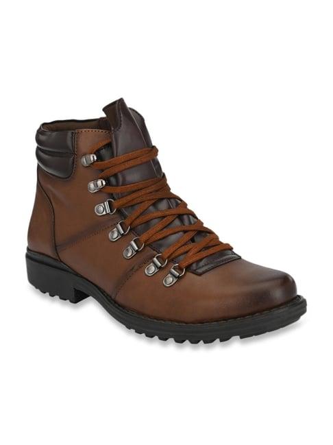 delize men's brown biker boots
