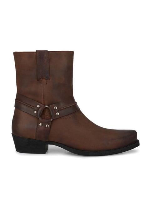 delize men's brown casual boots