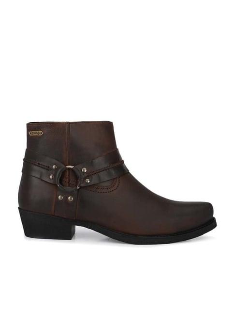 delize men's brown casual boots