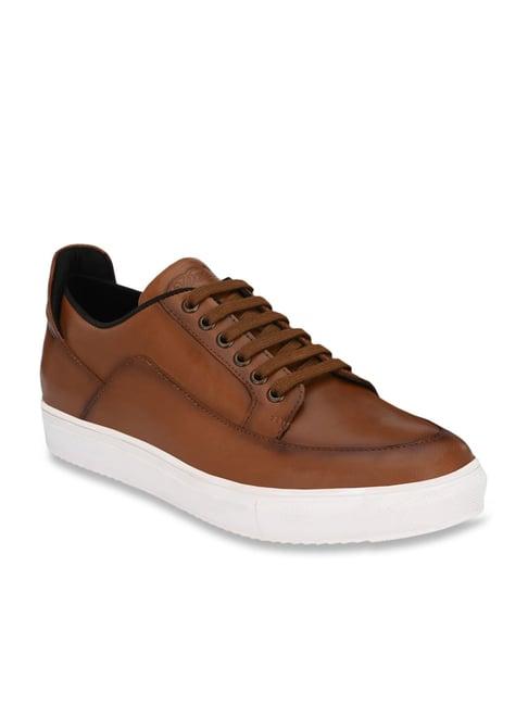 delize men's tan casual sneakers