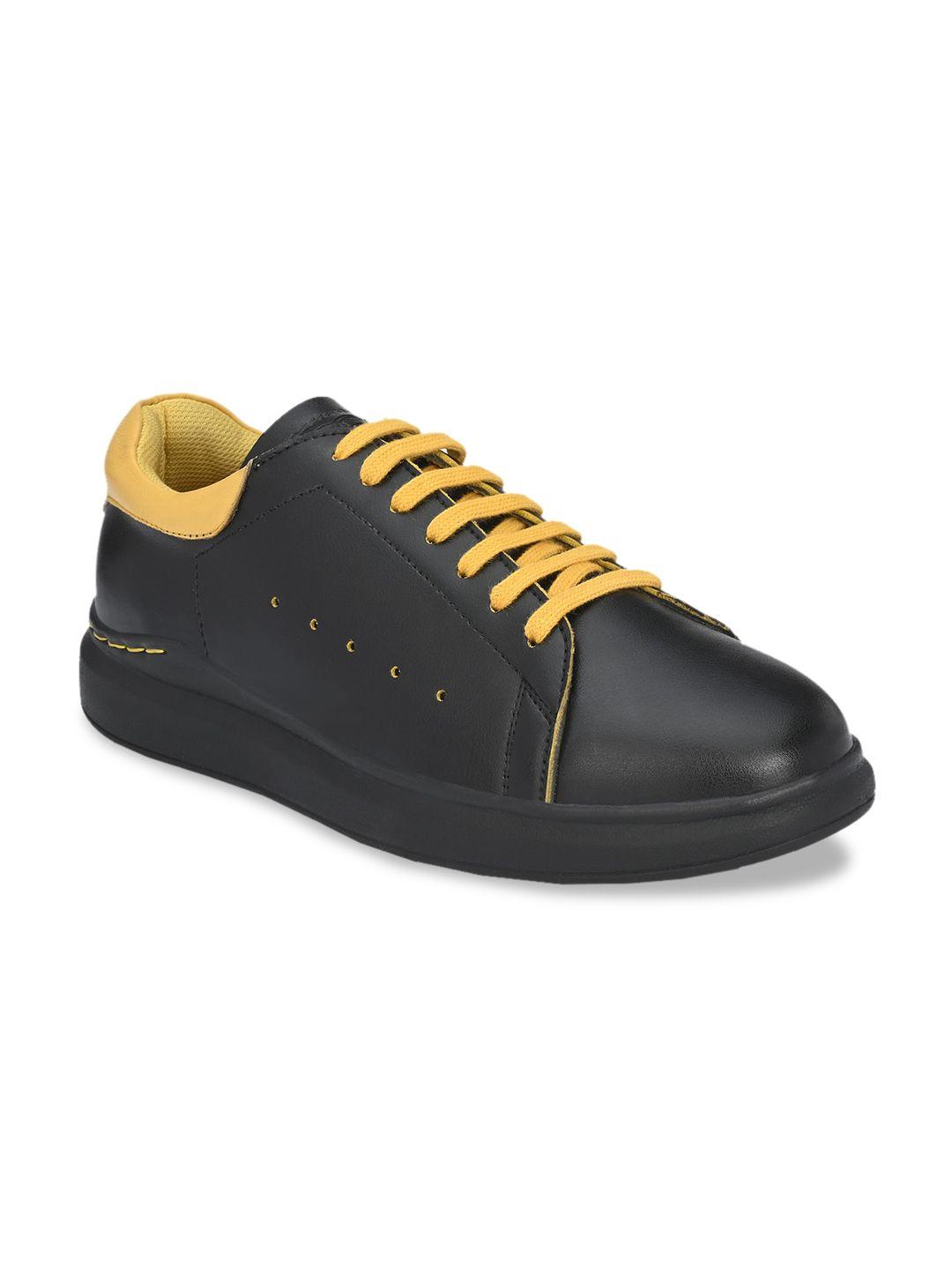 delize men black sneakers