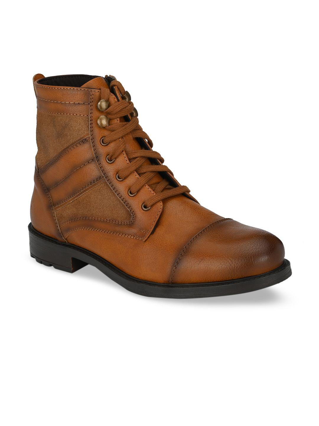 delize men tan ankle boots