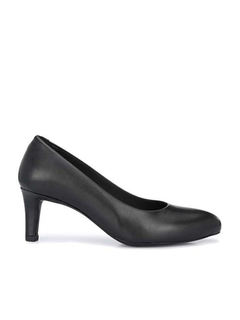 delize women's black pump stilettos