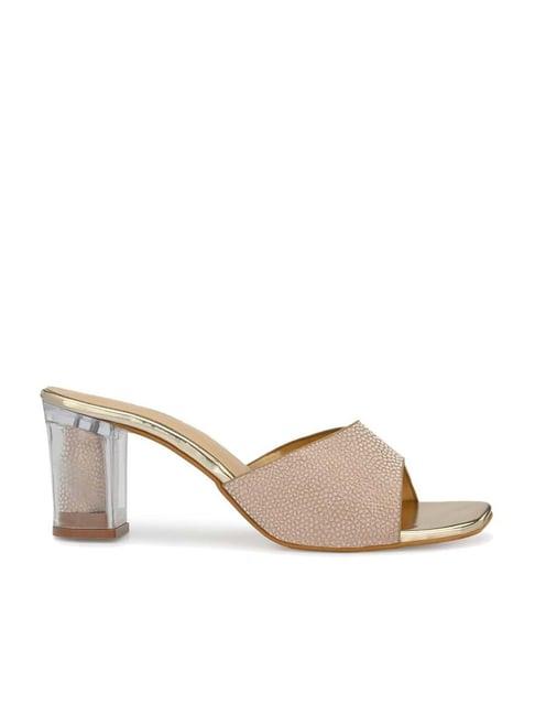 delize women's golden casual sandals