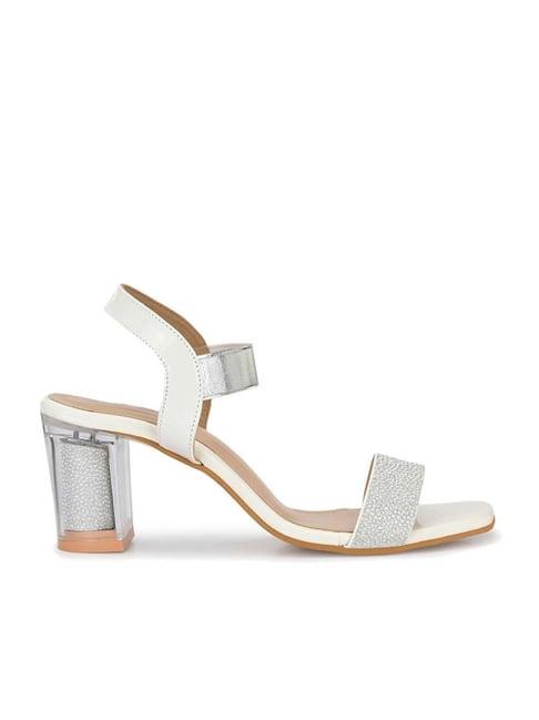 delize women's silver ankle strap sandals