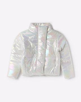 della shiny puffer jacket