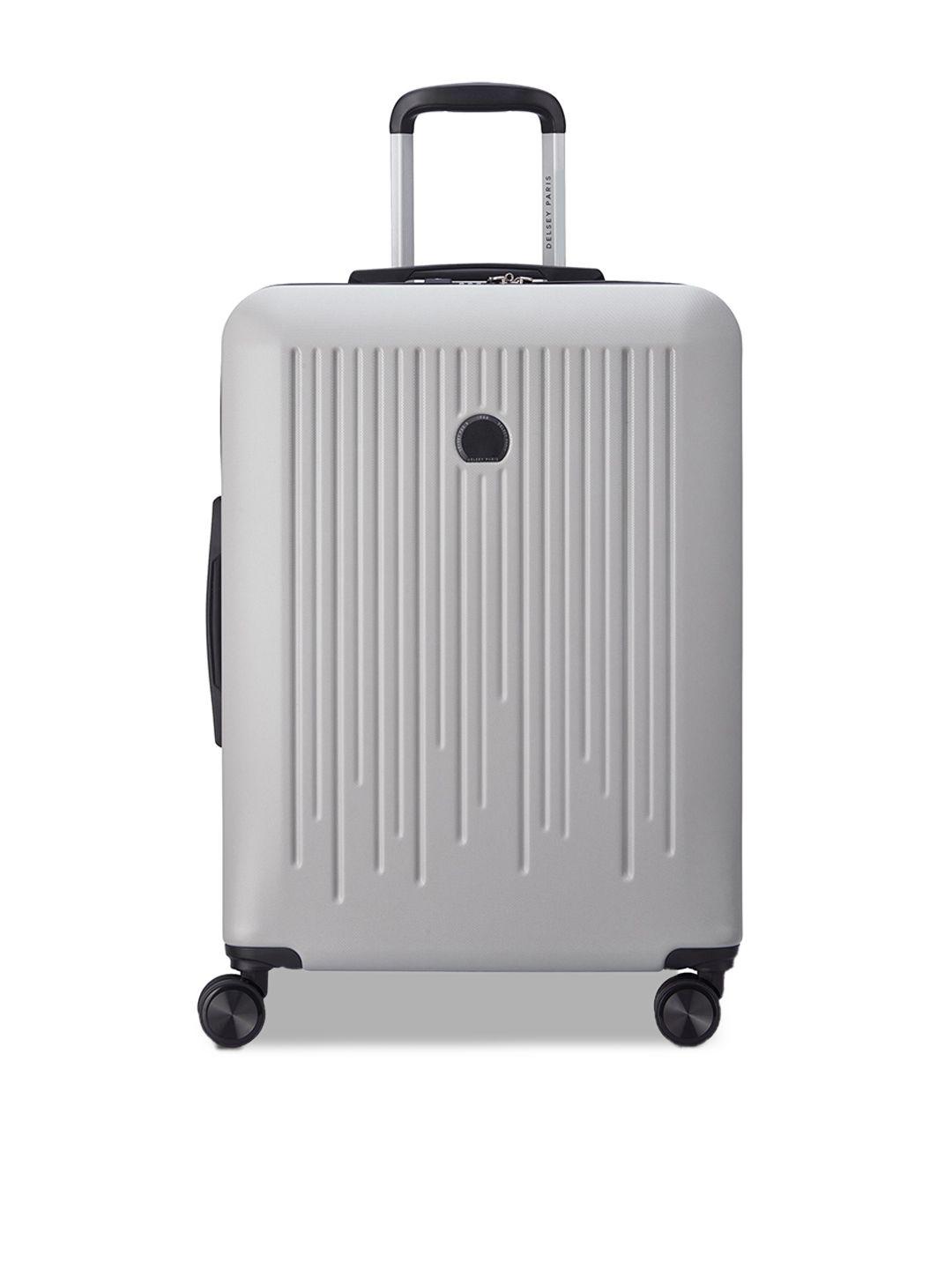 delsey christine hard large check-in trolley  suitcase - 76 cm