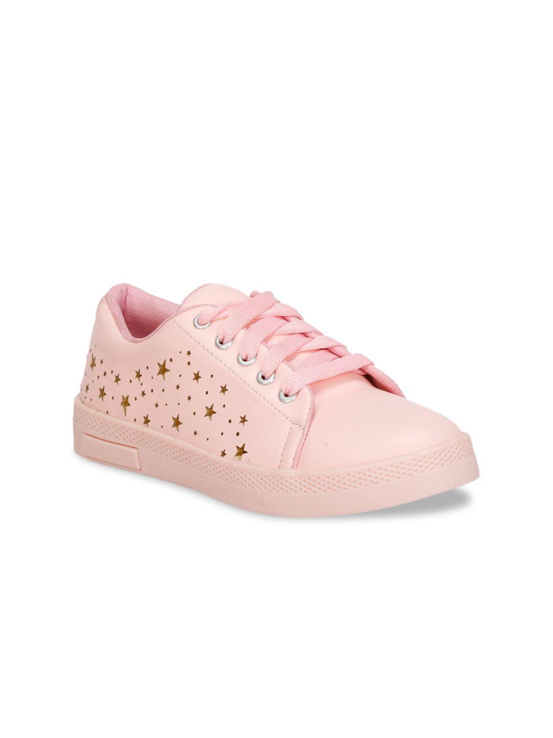 denill women  pink printed sneakers