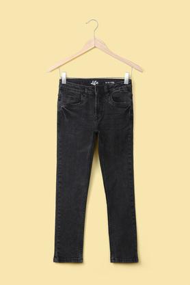 denim regular fit boy's jeans - charcoal