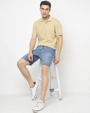 denim-shorts-with-washwell