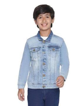 denim full-sleeve jacket