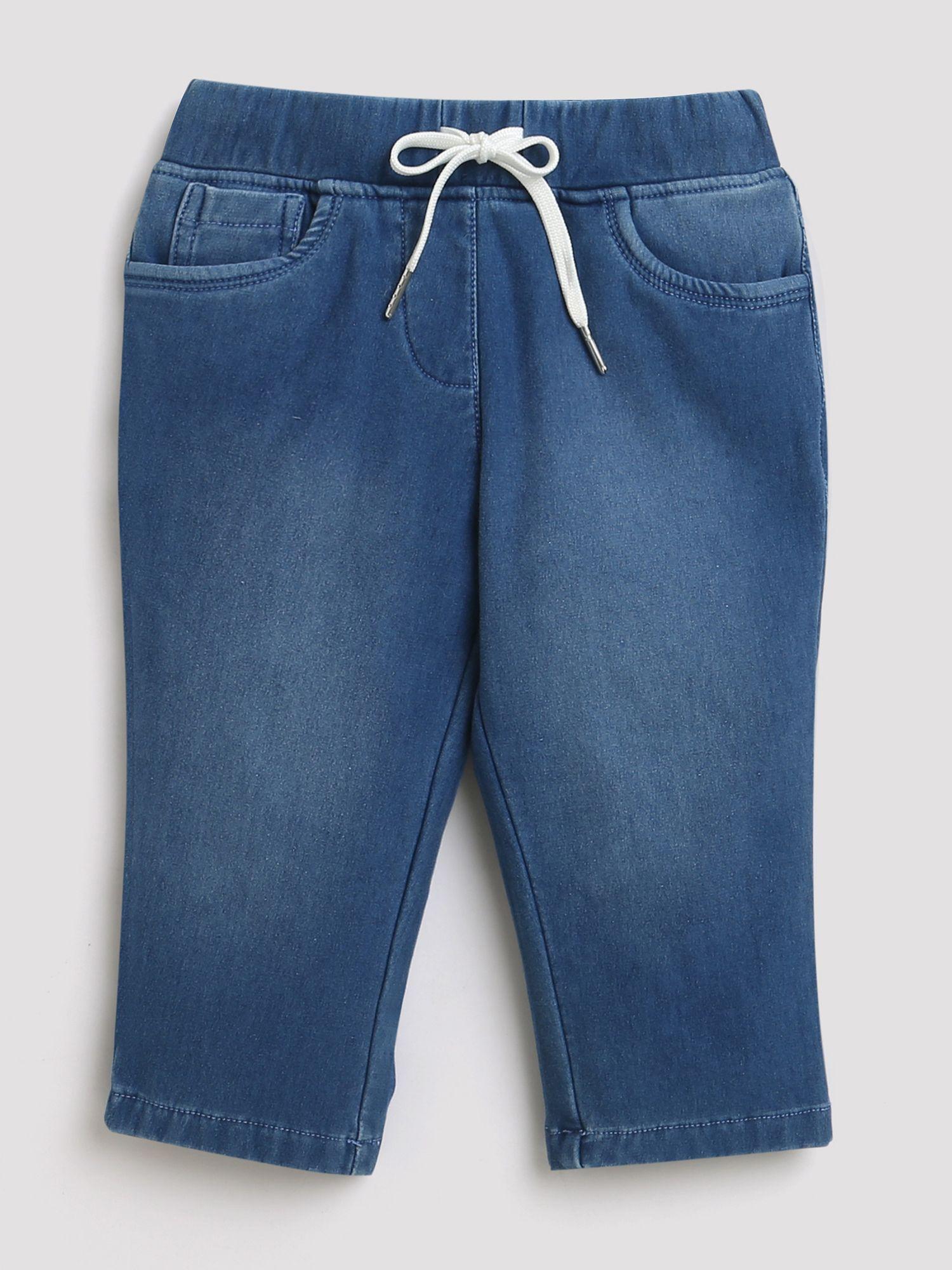 denim washed jeans - light blue