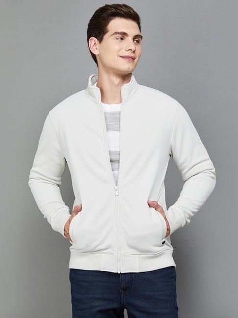 denimize grey regular fit jacket