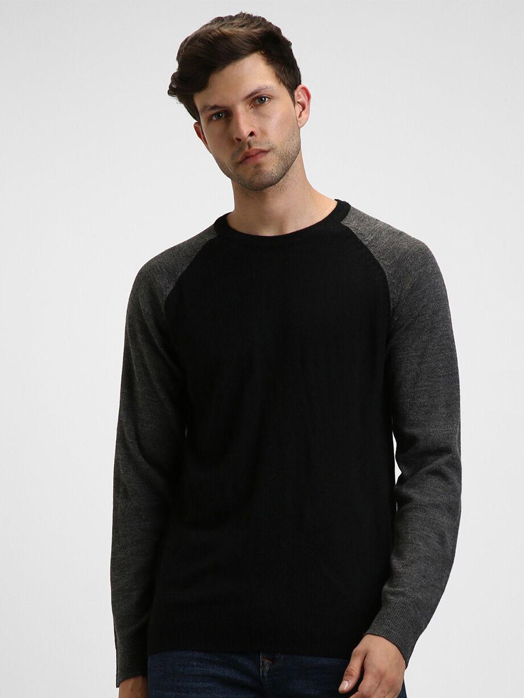 dennis lingo colourblocked acrylic pullover sweaters