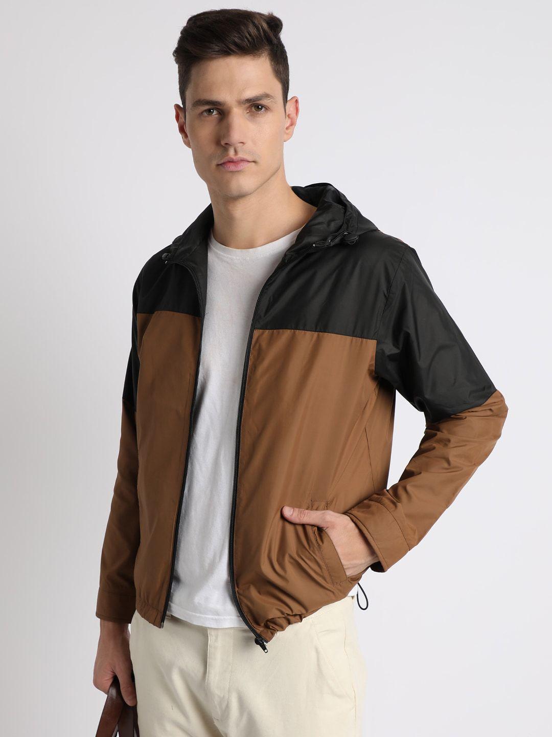 dennis lingo colourblocked hooded sporty jacket