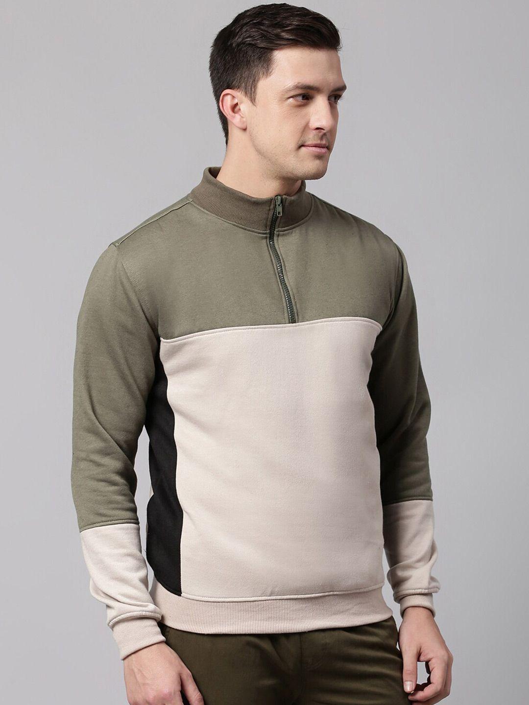 dennis lingo men colourblocked sweatshirt