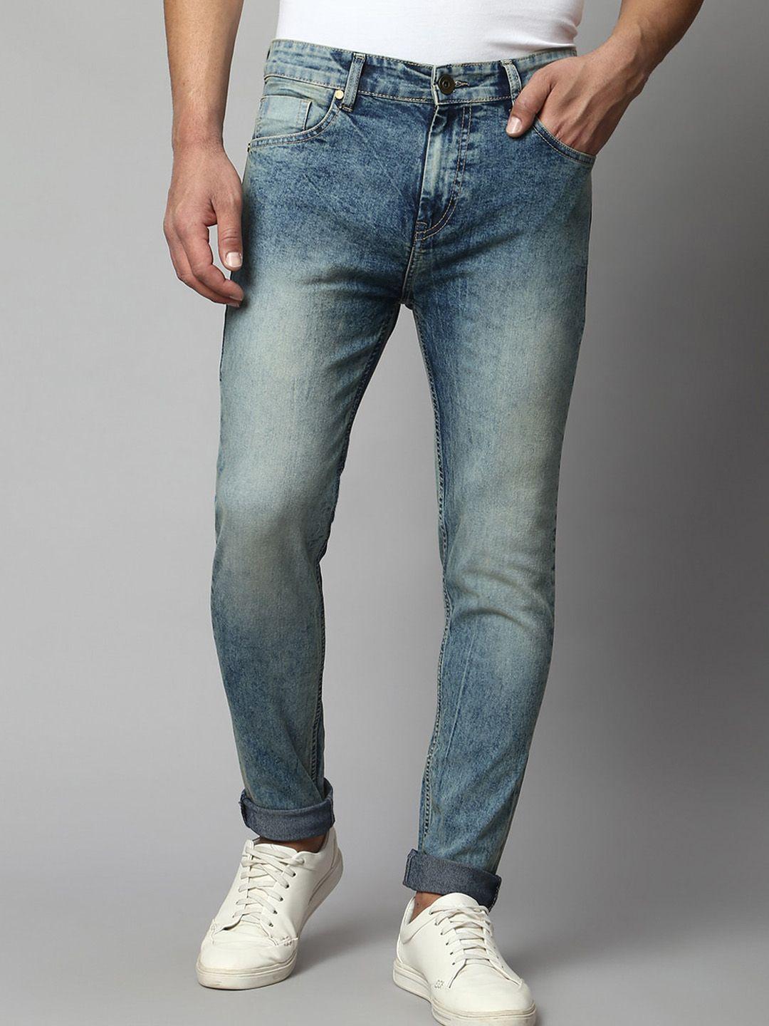 dennis lingo men slim fit heavy fade jeans