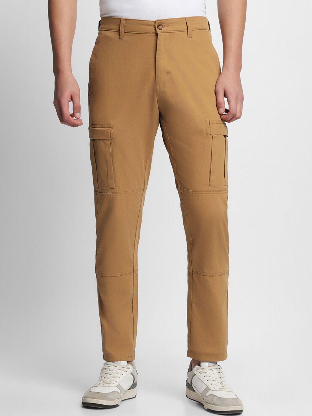 dennis lingo men slim fit wrinkle free cargos