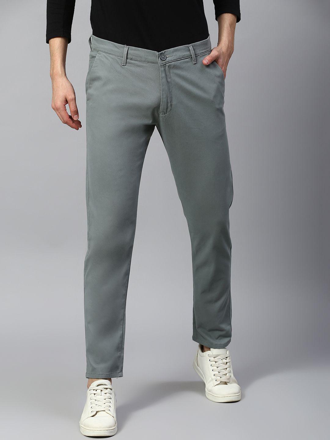 dennis lingo men tapered fit trousers