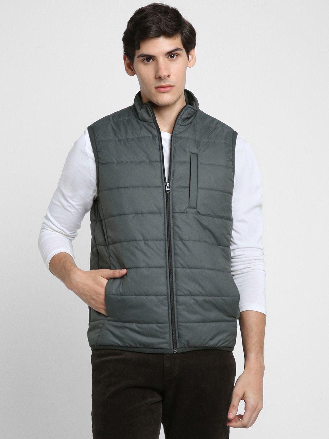 dennis lingo mock collar padded jacket