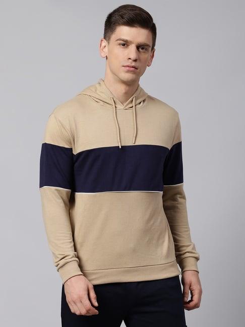 dennis lingo multi regular fit striped hooded sweatshirts