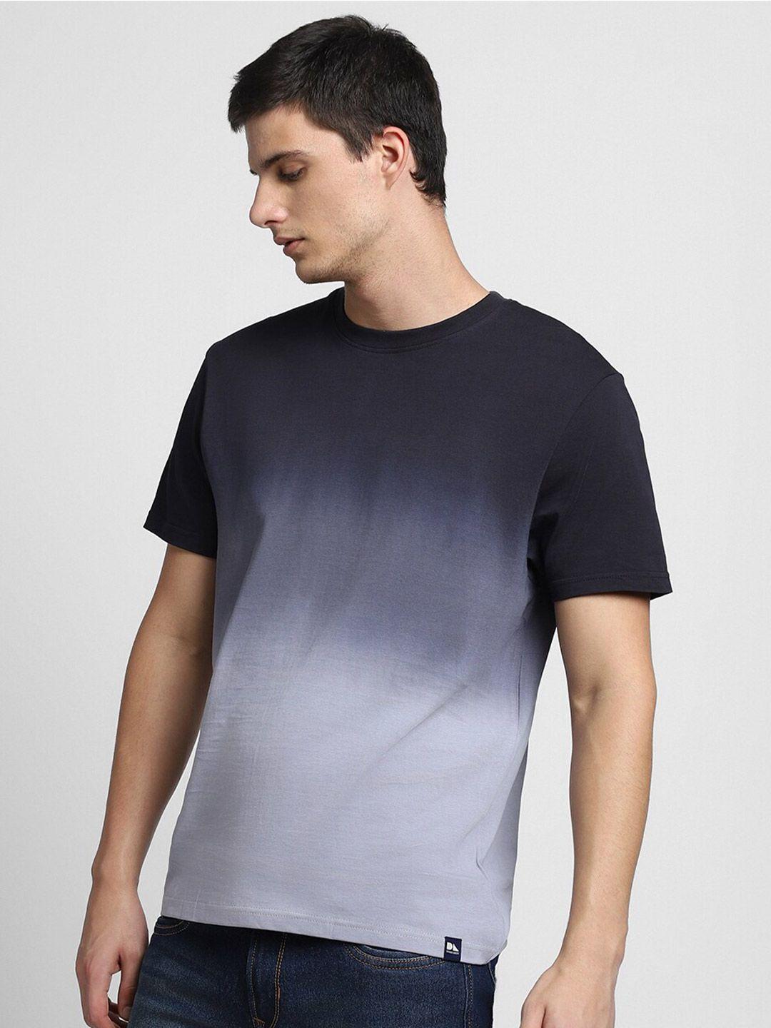 dennis lingo tie and dye dyed slim fit pure cotton t-shirt