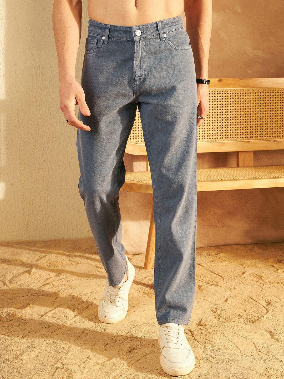 dennison men comfort baggy fit non stretchable cotton jeans
