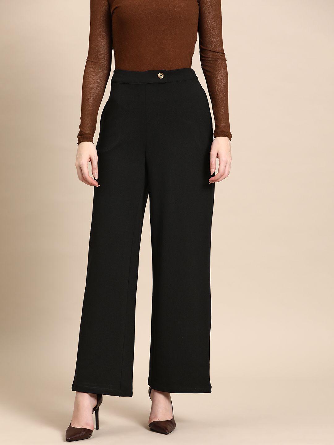 dennison smart high-rise pleated trousers