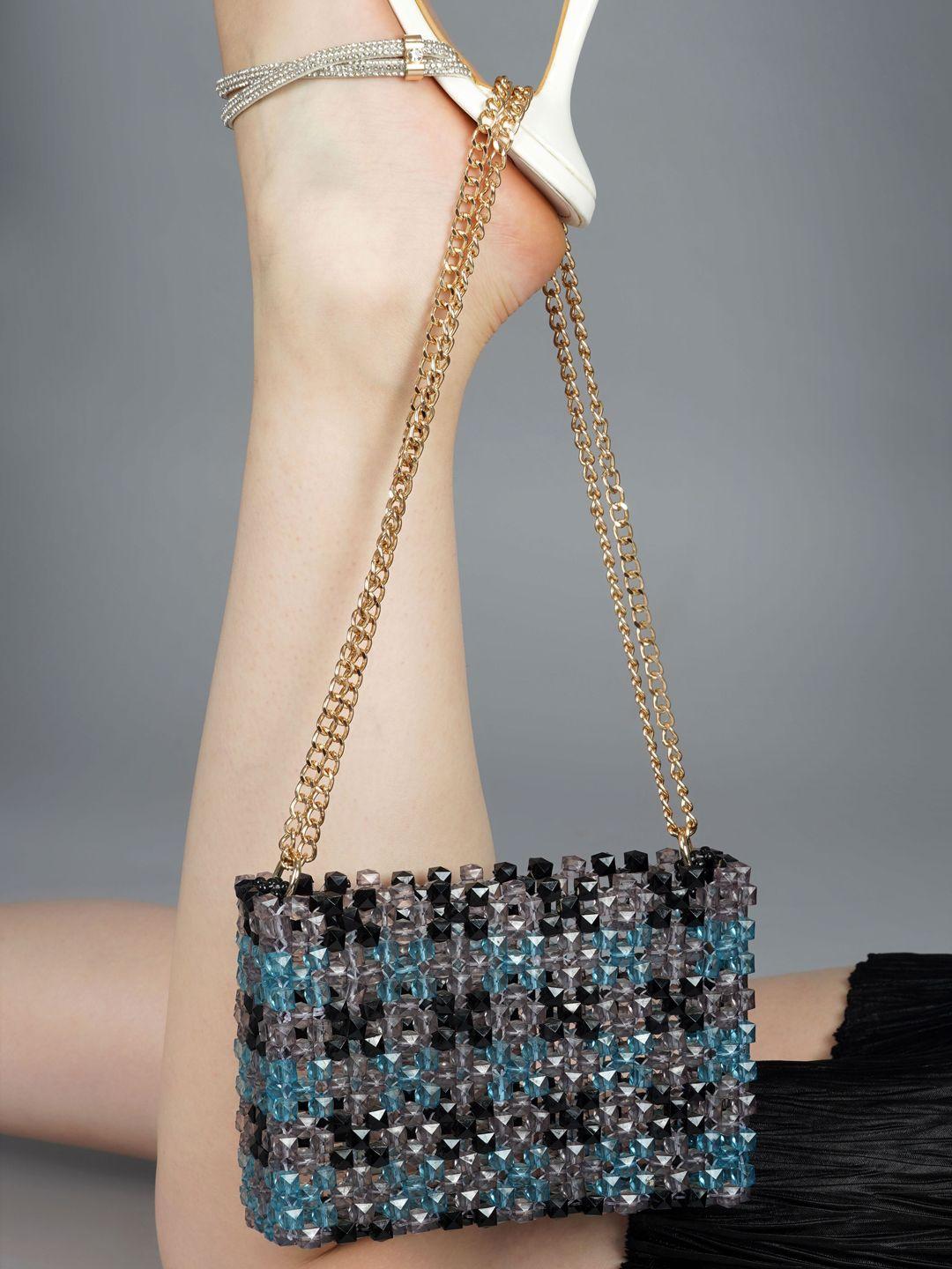 depano embellished structured sling bag