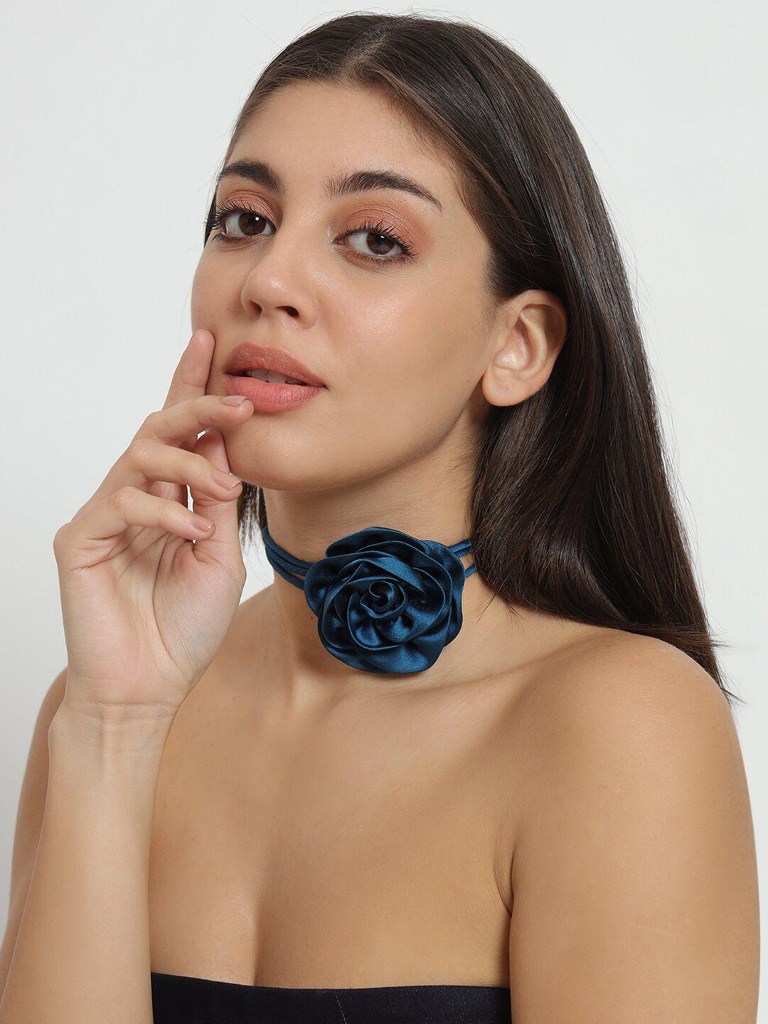 depano satin flower chokers