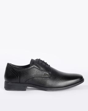 derby formal shoes with elasticated gussets
