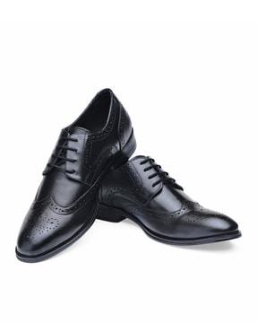 derbys formal shoes with broguing