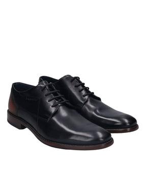 derbys with genuine leather upper