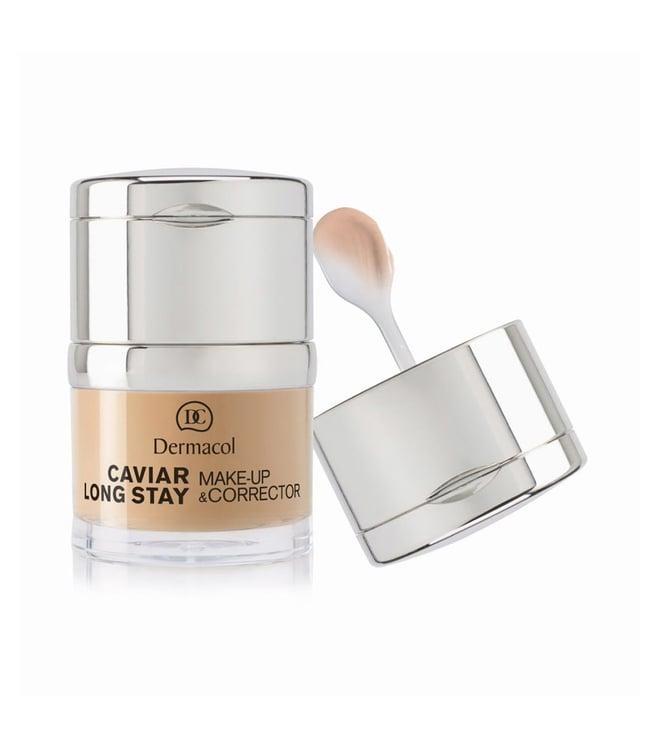 dermacol caviar long-stay make-up & corrector - 1 pale - 30 ml